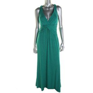 Shelli Segal Laundry Prom Green Sparkle Sexy Evening Gown Size 14 NWOT